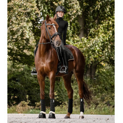 Almofada de sela Waldhausen Valencia Preto / dourado rosé