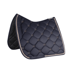 Almofada de sela Waldhausen Valencia Azul escuro / dourado rosado