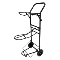 Carrinho de estábulo de metal Waldhausen Preto