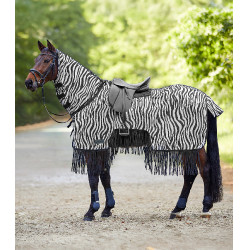 Camisa anti-moscas Waldhausen com franjas Zebra