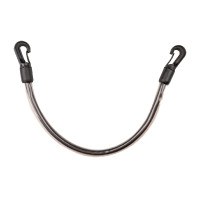 Correia de cauda Waldhausen revestida em PVC Preto