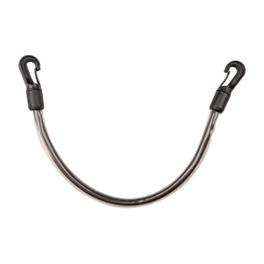 Correia de cauda Waldhausen revestida em PVC Preto Correia de cauda Waldhausen revestida em PVC Preto