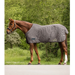 Capa anti-mosca Waldhausen Comfort com tiras cruzadas Cinzento