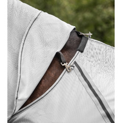 Capa anti-moscas Waldhausen com pescoço removível Protect Cinza prateado / cinza Cinzento Capa anti-moscas Waldhausen com pescoço removível Protect Cinza prateado / cinza Cinzento