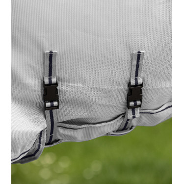 Capa contra moscas e eczema Waldhausen Protect Cinza prateado / cinza Cinzento