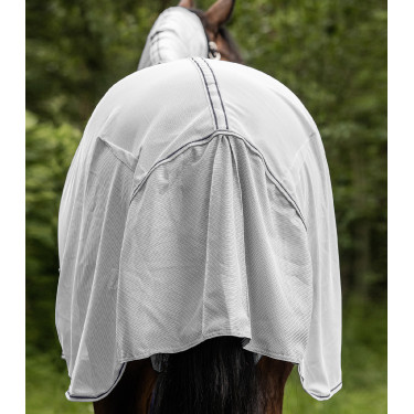 Capa contra moscas e eczema Waldhausen Protect Cinza prateado / cinza Cinzento