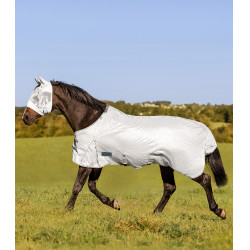 Capa anti-moscas Waldhausen Protect Cinza prateado / cinza Cinzento Capa anti-moscas Waldhausen Protect Cinza prateado / cinza Cinzento