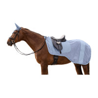 Capa de equitação anti-moscas Waldhausen Rom Azul pastel