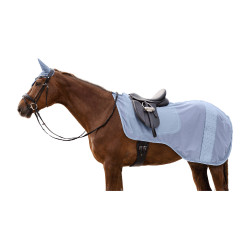 Capa de equitação anti-moscas Waldhausen Rom Azul pastel
