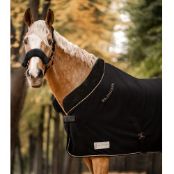 Manta polar Waldhausen Modern Rosé Preto / dourado