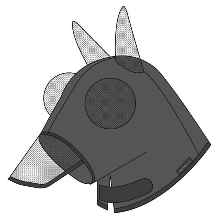 Máscara anti-moscas anti-UV Equithème Hood
