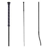 Chicote de dressage antiderrapante Waldhausen Preto Chicote de dressage antiderrapante Waldhausen Preto
