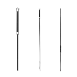 Chicote de adestramento Waldhausen Noblesse Preto