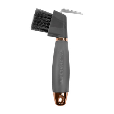 Limpador de casco Waldhausen com cabo de gel Preto / dourado rosé