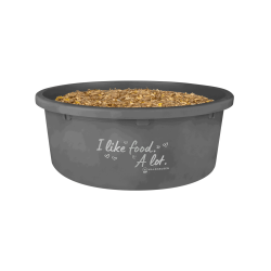 Comedouro XL com tampa Waldhausen Cinzento