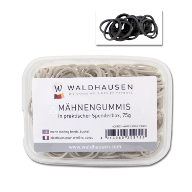 Elásticos para crina Waldhausen com caixa distribuidora Elásticos para crina Waldhausen com caixa distribuidora