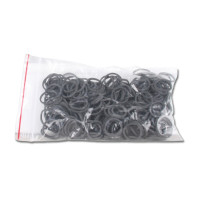 Elásticos Waldhausen para crina saco pequeno 50 g Preto