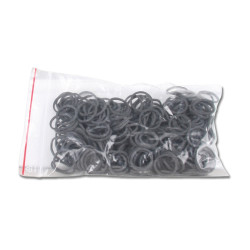 Elásticos Waldhausen para crina saco pequeno 50 g Preto