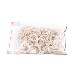Elásticos Waldhausen para crina saco pequeno 50 g Branco