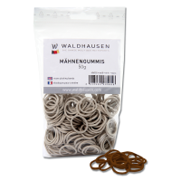 Elásticos Waldhausen para crina saco pequeno 50 g Castanho