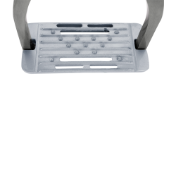 Estribos Waldhausen em alumínio Cinzento