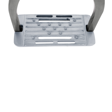 Estribos Waldhausen em alumínio Cinzento