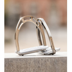 Estribos Waldhausen em alumínio Cinzento