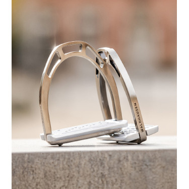 Estribos Waldhausen em alumínio Cinzento