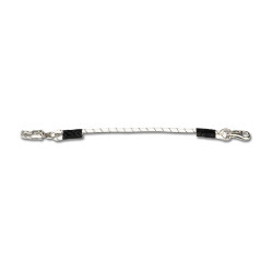 Fixação elástica Waldhausen para boxe e estábulo 55 cm Branco / preto