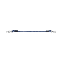 Fixação elástica Waldhausen para boxe e estábulo 55 cm Azul noturno / branco
