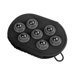 Luva de massagem e limpeza Waldhausen Preto fosco