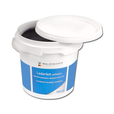 Gordura para couro Waldhausen preta 500 ml