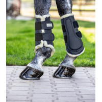 Guêitros de dressage Waldhausen Comfort Preto / natureza Guêitros de dressage Waldhausen Comfort Preto / natureza