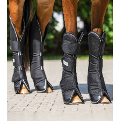 Guizeiras de transporte Waldhausen Comfort com 4 unidades Preto