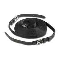 Guia de atrelagem com arnês Waldhausen simples Soft Preto Guia de atrelagem com arnês Waldhausen simples Soft Preto