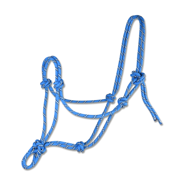 Cabezada de nós Waldhausen Azul céu / castanho