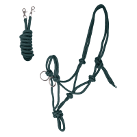 Cabeção Waldhausen com nós e rédeas Verde pinho