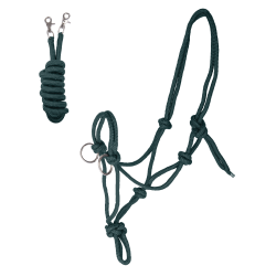 Cabeção Waldhausen com nós e rédeas Verde pinho