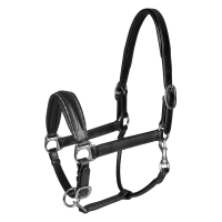 Cabeçada Waldhausen S-Line em couro Glamour Preto