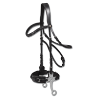 Bridão hackamore Waldhausen X-Line Preto Bridão hackamore Waldhausen X-Line Preto