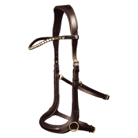 Bridão sem embocadura Sensation Waldhausen X-Line Preto Bridão sem embocadura Sensation Waldhausen X-Line Preto