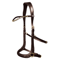 Bridão sem embocadura Sensation Waldhausen X-Line Castanho