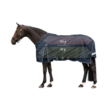 Capa de exterior Waldhausen Scandic Multi-Camadas 150 g / 50 g Azul noturno