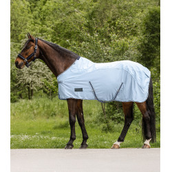 Capa de chuva anti-mosca Waldhausen Protect Azul claro / azul noturno