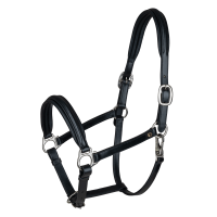 Cabeçada de couro Waldhausen Classy X-Line Preto / prata