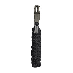 Corda de amarração Waldhausen Gloomy com mosquetão antipanico Preto