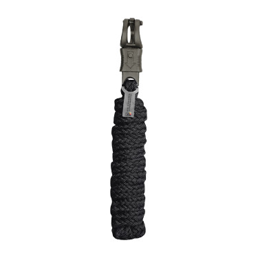 Corda de amarração Waldhausen Gloomy com mosquetão antipanico Preto