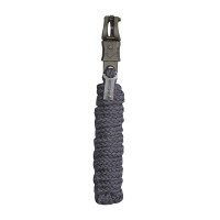 Corda de amarração Waldhausen Gloomy com mosquetão antipanico Cinza granito