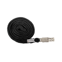 Corda de condução Waldhausen Plus com mosquetão anti-pânico Preto Corda de condução Waldhausen Plus com mosquetão anti-pânico Preto