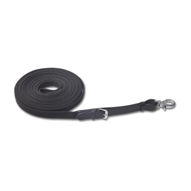 Longe Waldhausen conforme à norma LPO sem travão nem olhal giratório Preto